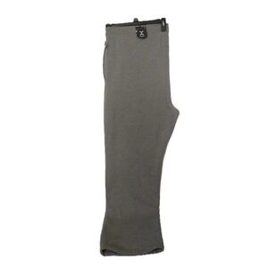 Xersion Men's Big And Tall Gray Fleece Open Bottom Sweat Pants Lounge Pants 3XLT